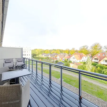 Apartment Boddenzeit - Moderne Mit Nordbalkon, Wellnessbereich Und Naehe Zum Ostseestrand